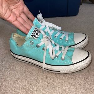 Turquoise Low Converse
